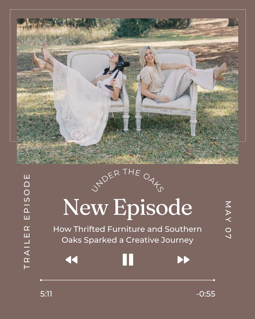 Listen to the first episode of Under the Oaks Podcast, the trailer episode here.