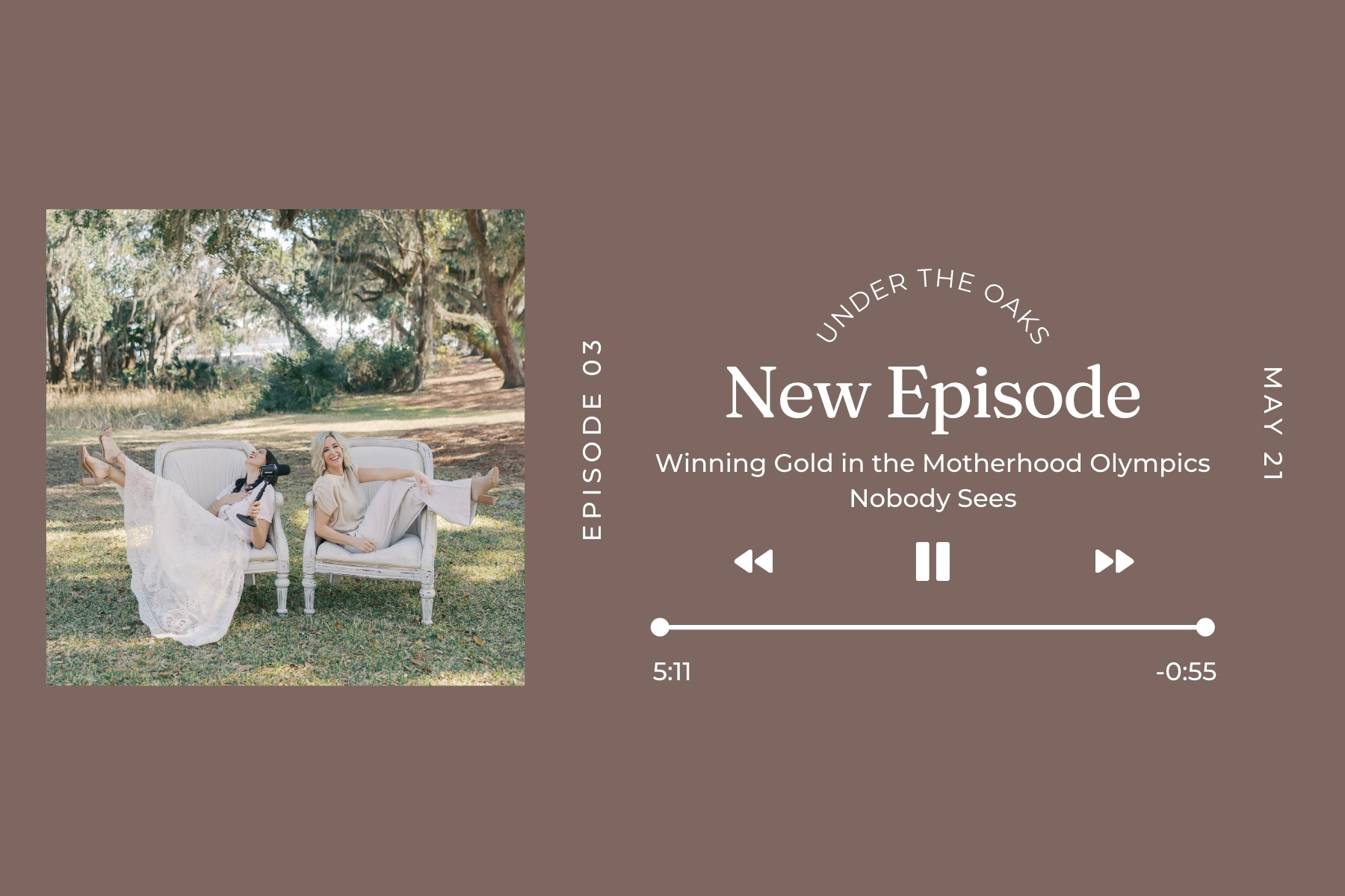 Listen to episode three, two girls under the oak tress podcasting